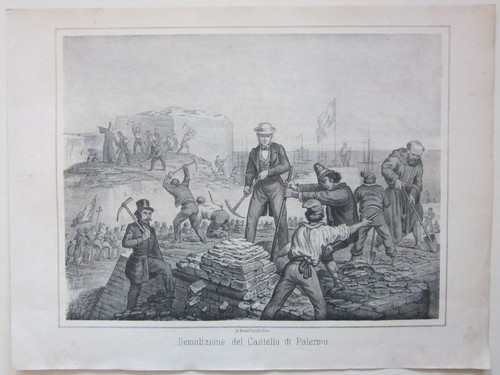 1862 palermo demolizione del - demolizione,