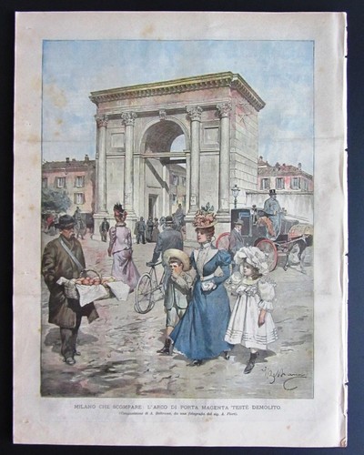 1899 milano demolizione porta - 1899,