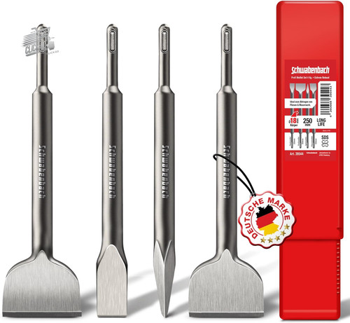 Sds plus chisel set 4pcs - plus,